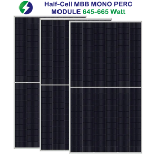 Half-Cell MBB MONO PERC MODULE 645-665 Watt