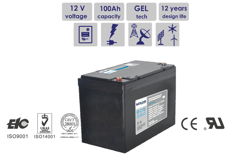 SOLAR12-100 – SOLAR BATTERY SERIES